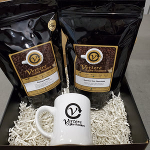 Gift: Vertere Coffee, Gourmet Hot Chocolate, and Vertere Mug